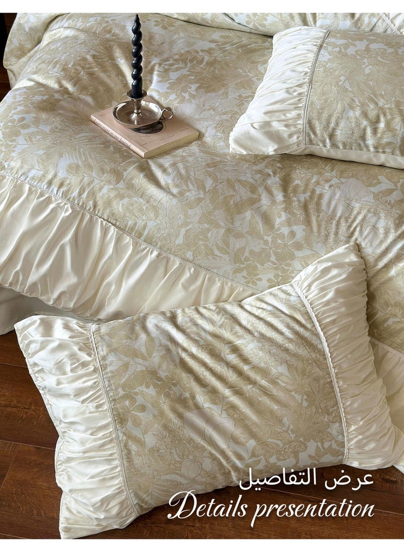 LUBANHOME Bedding set: Includes 1 bed sheet (245*250cm), 1 quilt cover (200*230cm), and 2 pillowcases (48*74cm). Suitable for 1.5-meter single bed or  1.8-meter double bed. - Image 3